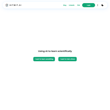 HitWit.ai - Ihr Lernpartner mit KI