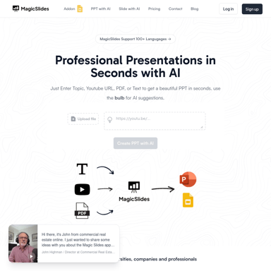 AI Presentation Maker - Professionele Presentaties in Minuten