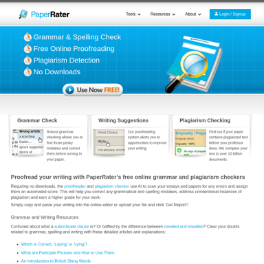 Free Online Proofreader with Grammar Check, Plagiarism Detection and More