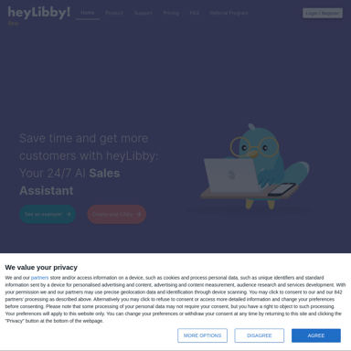 heyLibby AI Receptionist