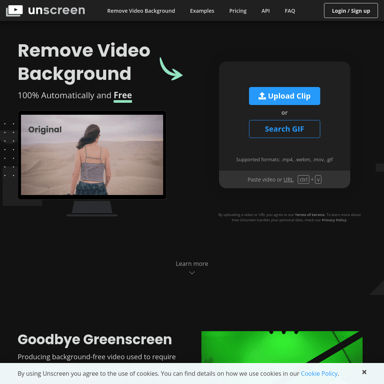 Remove Video Background – Unscreen