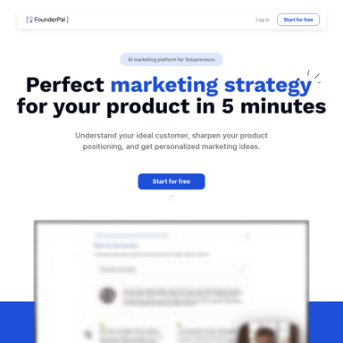 AI-Powered Marketing Strategy Generator for Solopreneurs