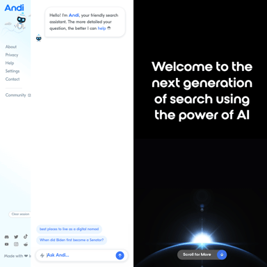 Andi - The Next Generation Search Assistant