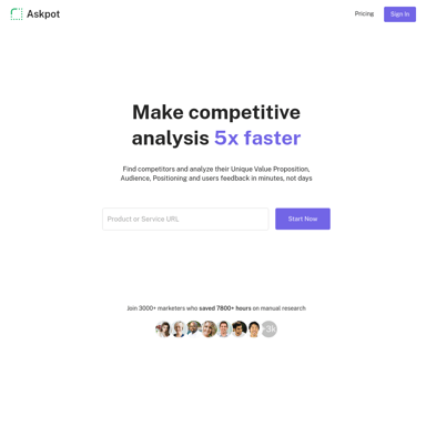 Analyze landing pages with ease