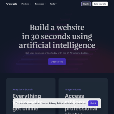 AI Website Builder: Create a Website in 30 Seconds