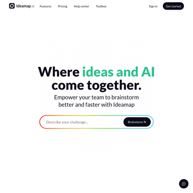 Ideamap | AI-powered Brainstorming Tool