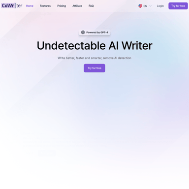 CoWriter AI | Best AI Copilot for Smart Writing