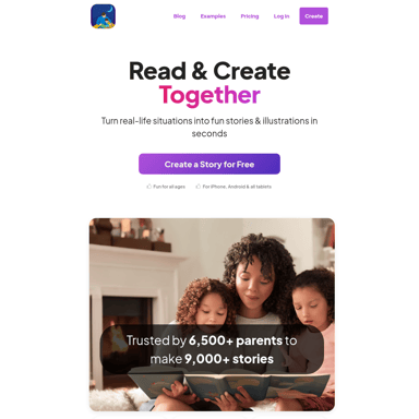 StoriesForKids.ai: Personalized Kid's Books using AI