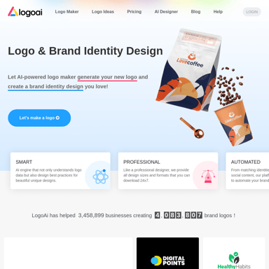 设计一个你喜欢的新Logo和品牌形象！ - LogoAI.com