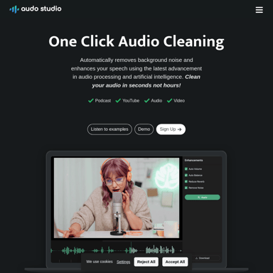 Audo Studio | One Click Audio Cleaning