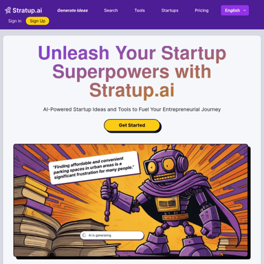 Stratup.ai | AI-powered startup idea generator