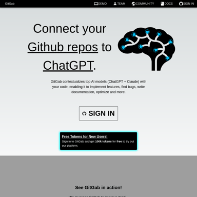 GitGab: Verbindung von Github-Repos mit ChatGPT