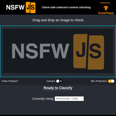 NSFW JS - Indecent Content Check