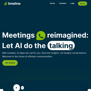 Limeline : Assistant de réunion AI