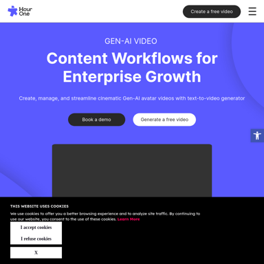 Gen AI Video: Creating Content Workflows for Enterprise Growth - Hour One