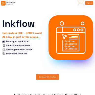 Inkflow | Generador de libros AI sin límites