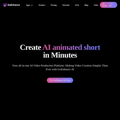 GoEnhance AI: Potente herramienta de mejora de video e imagen