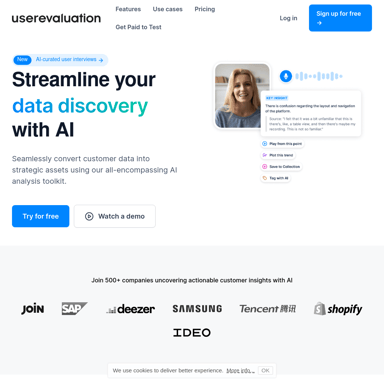 Herramienta de análisis e insights impulsada por IA