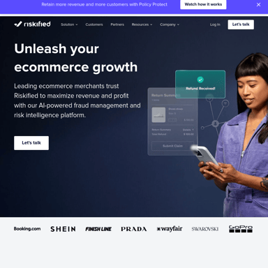 Fraud Prevention & Chargeback Fraud Protection by Riskified