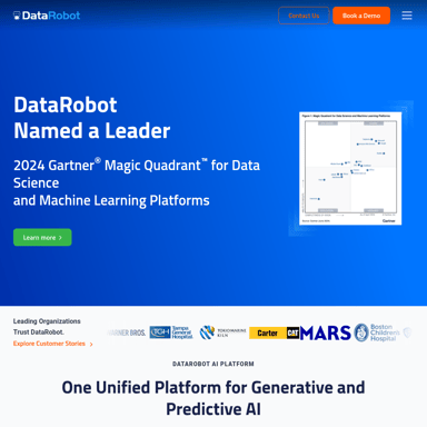 DataRobot : Plateforme d'Intelligence Artificielle