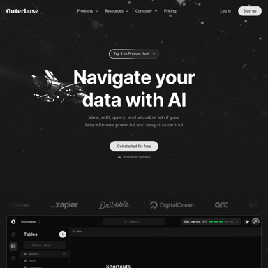 Outerbase | L'interface pour votre base de données