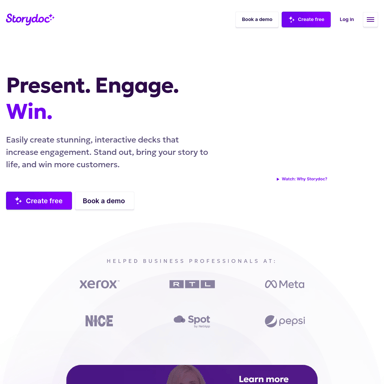 Storydoc : Présentez. Engagez. Gagnez.