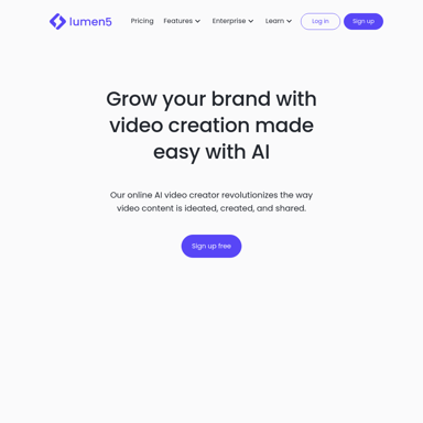 Social video marketing made easy with AI-powered video creator