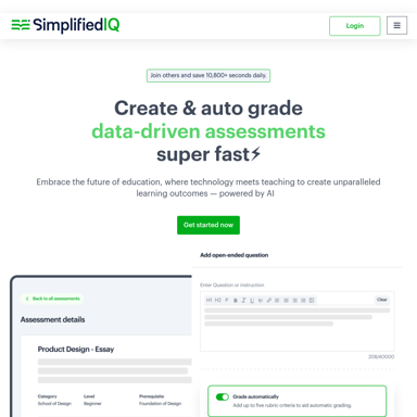 Kompleksowe rozwiązanie oceny - SimplifiedIQ