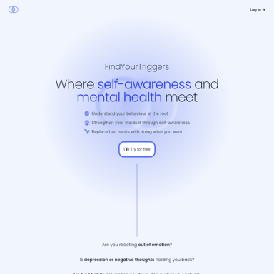 FindYourTriggers - AI-powered self-awareness enhancer