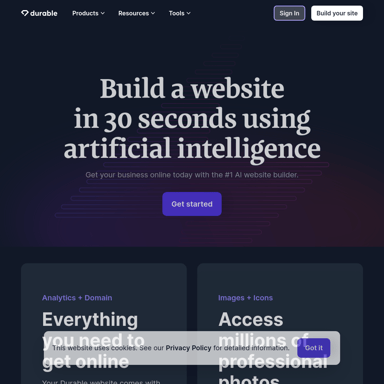 AI Website Builder: Stwórz stronę w 30 sekund