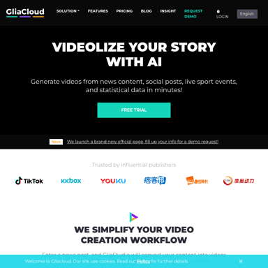 GliaStudio: Videoliza tu historia con inteligencia artificial