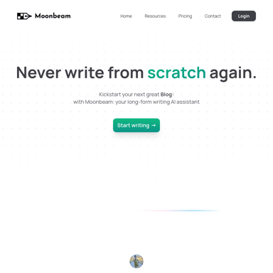 Moonbeam - Your Ultimate AI Writing Assistant