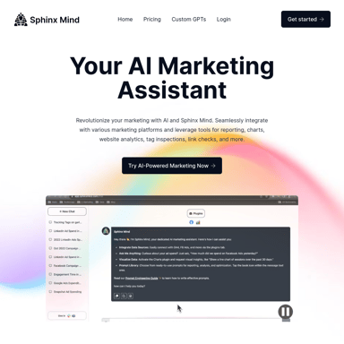 Sphinx Mind - Tu Asistente de Marketing con IA