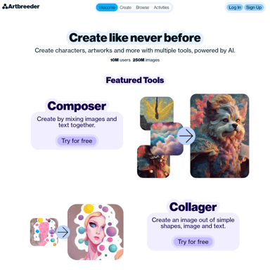 AI-Powered Image and Art Creation Tool