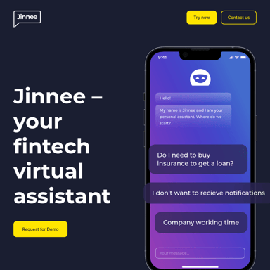 Jinnee - Uw Fintech Virtuele Assistent