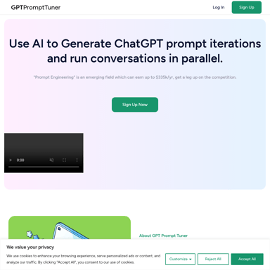 GPT 프롬프트 튜너