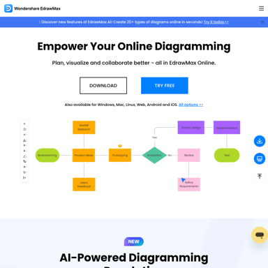 All-in-One Diagramm-Tool EdrawMax Online