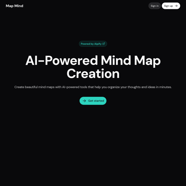 Map Mind - AI驱动的思维导图创建工具