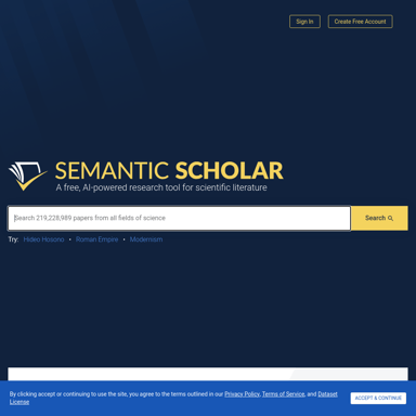 Semantic Scholar | KI-gestütztes Forschungstool