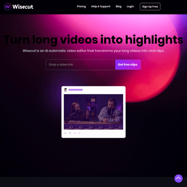 Wisecut | AI Video Editor