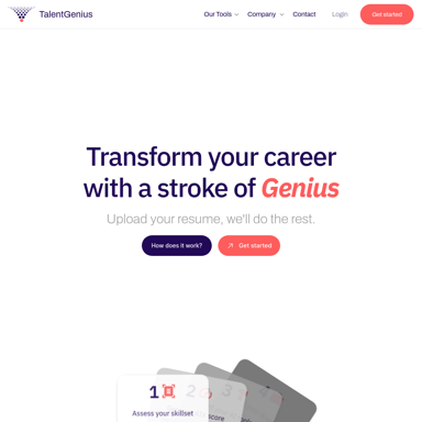 TalentGenius | AI Career Management