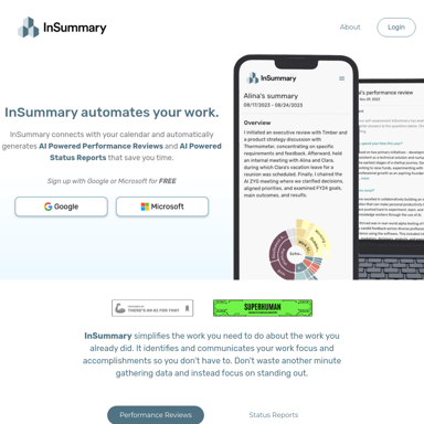 InSummary - 智能绩效评估与状态报告工具