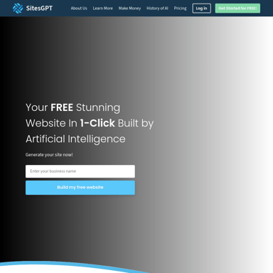 AI Website Builder | SitesGPT