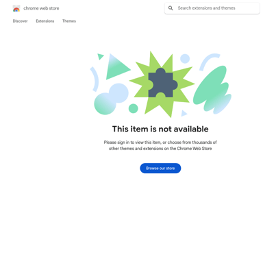 Chrome Web Store