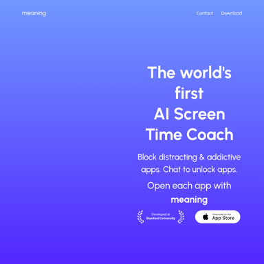 Meaning: Reclaim Your Screen Time with AI-Powered App Blocking