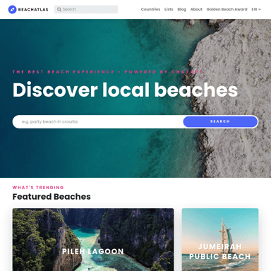 BeachAtlas：发现本地海滩的最佳平台