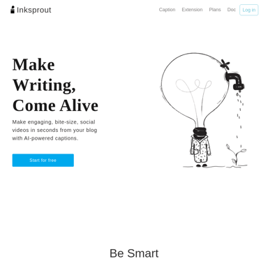 Inksprout - 从写作到短视频的智能工具
