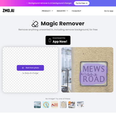 Magic Remover для удаления объектов из изображений