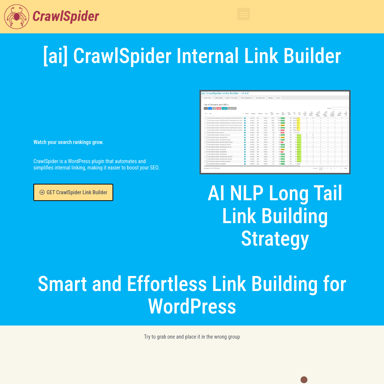 Internal Links Building WordPress Plugin - CrawlSpider