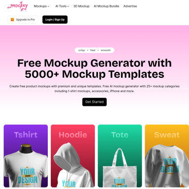 Generador de Mockups Gratis con Plantillas AI | Mockey